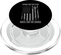 Flag Religious Quote Christian Faith Vintage Graphic PopSockets PopGrip for MagSafe