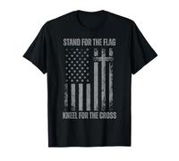 Flag Religious Quote Christian Faith Vintage Graphic T-Shirt