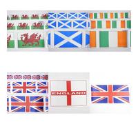 Flag Ribbon UK GB Ireland Scotland England Wales 25mm 35mm 70mm 2 4+ Meters 258D, 35mm England George Cross, 2 Metres