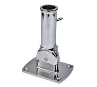 Flag Rod Holder 180° Flag Rod Bracket Mount Stainless Steel Outside House Bracket Adjustable Holder Adjustable