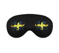 Flag Saint David of Wales Fashion Eye Mask Printed Sleep Masks Soft Unisex Blackout Covering with Adjustable Strap