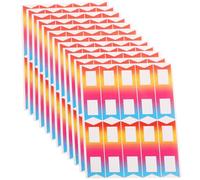 Flag Shaped Label Stickers for Students, Back to School Decorations