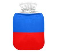Flag Slovene Nation Water Bottle for hot Water with Soft Cover, 2L hotwater Bag for Arthritis, Arthritis, compresas calientes para el vientre