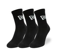 New Era Unisex Flag Crew Socks, Black, 43-46…