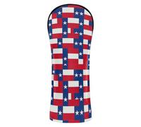 Flag Star Texas White Golf Head Cover | Golf Club Protector for Golf Lovers, Sharp Print for the Driving Range, for your Club