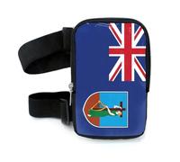 Flag Thigh Bag | Leg Harness for Women | Outdoor Waist Pouch | Carnival Hiking Travel Fanny Pack with Adjustable Straps, Montserrat, One Size, Regular Thigh Bag