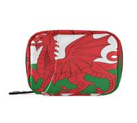 Flag Wales Travel Bag with Detachable Compartments Convenient Travel Medicine Organizer