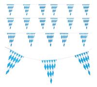 Flaggi Generico Pennant - Trianglica Flaggi 20 Pieces, Oktoberfest Themed Decoration for Class Doors for the Perfect for Home Events Creates a Vibrant Picnic Breed for Picnics