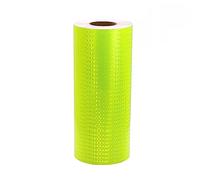 Flagging tape, 50 meters x 40 cm Reflective Tape Self-Adhesive Warnig High Intensity Sticker(Green)