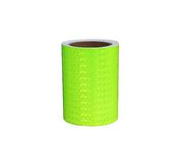 Flagging tape, Reflective Tapes, 15 cm x 10 meters Conspicuity Adhesive Reflector Tape, Outdoor Warning for Vehicles Trailers Boats Signs Cars Yachting(Bright Green)