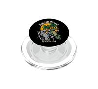 Flagler Beach Florida USA Funny Manatee Alligator Design PopSockets PopGrip for MagSafe