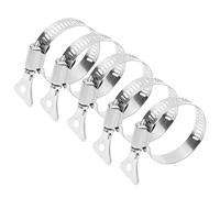 Flagpole Mounting Rings, Flag Pole Clips, Flagpole Mounting Rings Stainless Steel Flag Pole Rings Clips Flag Pole Accessories for Outdoor Fit for 25-38mm 5PCS