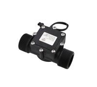 FLAGPVPAGT 1/2" 3/4" 1" 1-1/2" 1-1/4" 2" Water Flow Sensor 2.0MPa Hall Turbine Flowmeter DC5~18V Control Liquid(1-1/4")