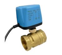 FLAGPVPAGT 1/2" 3/4" 1" 2 Inch Brass Motorized Ball 2-Wire 220V 12V 24V Normally Closed/Open Electric Valves(DN50,12VDC_CR02)