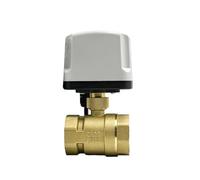 FLAGPVPAGT 1/2" 3/4" 1" 2" Waterproof Motorized Ball Valve 220V 12V 24V Brass Electric Three Wire or Two Line(1/2",12VDC_CR03)