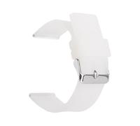 FLAGPVPAGT 12 14mm 16mm 18mm 20mm 22mm 24mm Silicone Watch Strap Men Women Replace Bracelet Soft Rubber(Transparent,24MM_SILVER BUCKLE)
