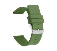 FLAGPVPAGT 12 14mm 16mm 18mm 20mm 22mm 24mm Silicone Watch Strap Men Women Replace Bracelet Soft Rubber(ArmyGreen,18MM_BLACK BUCKLE)