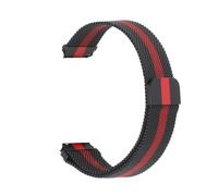 FLAGPVPAGT 20mm 22mm Milanese Loop Strap Fit For Watch 5 4 3 Pro 45mm Classic S3/GTS/GTR Bracelet Band 3/GT3-2(Black red,20mm watch band)