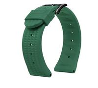 FLAGPVPAGT 20MM 22MM Tropical Silicone Rubber Watch Strap Replacement Fit For SRP777J1 Watchband Diving Waterproof Bracelet(Green black,22mm)