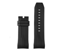 FLAGPVPAGT 21mm 22mmCurved End Rubber Watchband Fit For 1853 Starfish Diving T120 Silicone Strap T120417A Wrist Bracelet Male Black Blue(Black NO buckle,22mm)