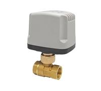 FLAGPVPAGT 3-4s Quick-Open Electric Ball Valve Brass Female Thread Motorized 2-Port Fit for Cut Off Or Connect The Medium in The Pipeline(1-1/2",Closed_110VAC_CR04K)