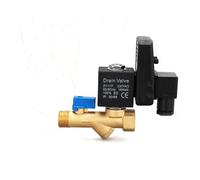 FLAGPVPAGT AC 220V 1/2 Inch Electronic Drain Valve Electric Timer Auto Water Solenoid for Air Compressor Condensate(Split Type)