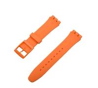 FLAGPVPAGT Black White Navy Brown 17mm 19mm 20mm Silicone Rubber Watchband Fit For Colorful Strap Plastic Buckle(10,19mm)