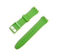 FLAGPVPAGT Black White Navy Brown 17mm 19mm 20mm Silicone Rubber Watchband Fit For Colorful Strap Plastic Buckle(03,19mm)