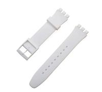 FLAGPVPAGT Black White Navy Brown 17mm 19mm 20mm Silicone Rubber Watchband Fit For Colorful Strap Plastic Buckle(15,16mm)