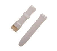 FLAGPVPAGT Black White Navy Brown 17mm 19mm 20mm Silicone Rubber Watchband Fit For Colorful Strap Plastic Buckle(16,19mm)
