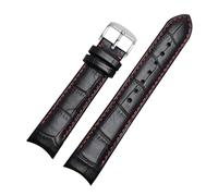 FLAGPVPAGT Bracelet Curved End Watch Strap Fit For BL9002-37 05A BT0001-12E 01A Band 20mm 21mm 22mm Watchband(Red silver pin,22mm)
