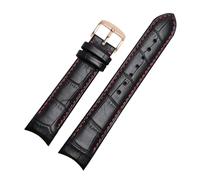 FLAGPVPAGT Bracelet Curved End Watch Strap Fit For BL9002-37 05A BT0001-12E 01A Band 20mm 21mm 22mm Watchband(Red rose pin,20mm)