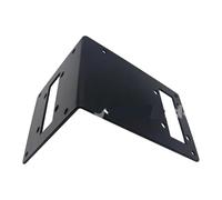 FLAGPVPAGT Car Air Diesel Heater L Shaped Mount Bracket Floor Plate External Fixed Base Fit For Small Cars SUVs Black/Silver(Style A Black)