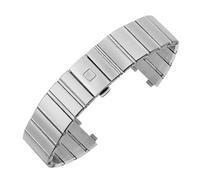 FLAGPVPAGT Concave Interface Stainless Steel Wristband Fit For 131.20.25.60.55.001 For Double Eagle Constellation Male And Female Watch Chain(Silver,23mm)
