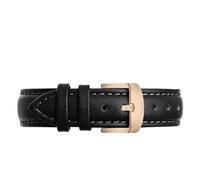 FLAGPVPAGT Fit For Ladies Quick Release Bracelet 12mm 14mm 15mm 16mm 18m Blue Pink White Red(Black Rose Gold,12mm)