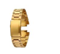 FLAGPVPAGT Modified Suit Watchband Fit For DW5600 GW-B5600 GWM5610 Series Stainless Steel Bezel Watch Case(Strap-gold,5610mm)