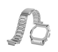 FLAGPVPAGT Modified Suit Watchband Fit For DW5600 GW-B5600 GWM5610 Series Stainless Steel Bezel Watch Case(A-strap case-S,5600mm)