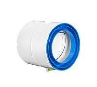 FLAGPVPAGT Pipe Exhaust Fan Check Valve Round PVC Range Hoods Backdraft Damper Air Duct Ventilation Grill for Bathroom Kitchen Accessories(D)