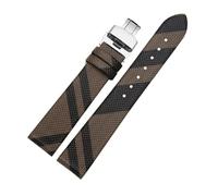 FLAGPVPAGT PVC Watchband 20mm 22mm Lattice Bracelet Replacement Smart Atch Accessories Fit For Gear S2/S3(Brown B,20mm)