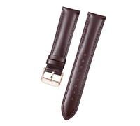 FLAGPVPAGT Replacement 20mm Smart Watch Strap Fit For 43mm Wrist Band GT 2 GT2 42mm Leather Watchband Bracelet(Coffee rose,19mm)