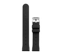 FLAGPVPAGT Rubber Waffle Watch Fast Release Band Soft Strap Waterproof Replacement Watchbands 20MM 22MM(22mm)
