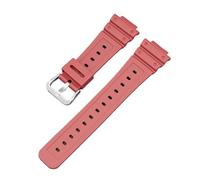 FLAGPVPAGT Silicone Band Fit For DW5600/5000 Rubber Strap For 9052 5600 6900 Series Sport Waterproof Replacement Accessories(Red silver)