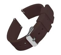 FLAGPVPAGT Silicone Watch Bands 14/16/18/19/20/21/22/24 Mm Soft Quick Release Rubber(America Coffee 1,19mm)
