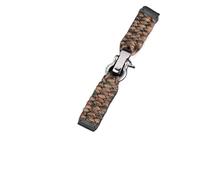 FLAGPVPAGT Sport Braided Nylon Strap Fit For Watch 26mm 22mm 20mm Adjustable(Red Silver,22MM_155-165-170MM)