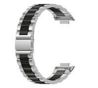 FLAGPVPAGT Stainless Steel Strap Fit For Watch 4 5 Metal Replacement Watchband For MiBand 8/9Pro Sport Bracelet Correa(SilverB-Tool,For Mi Band 8 Pro)