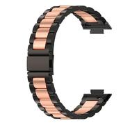 FLAGPVPAGT Stainless Steel Strap Fit For Watch 4 5 Metal Replacement Watchband For MiBand 8/9Pro Sport Bracelet Correa(BlackRG,For Mi Band 8 Pro)