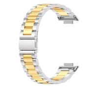 FLAGPVPAGT Stainless Steel Strap Fit For Watch 4 5 Metal Replacement Watchband For MiBand 8/9Pro Sport Bracelet Correa(SilverG,For Mi Band 8 Pro)