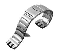 FLAGPVPAGT Stainless Steel Watchband Replacement YGS749G YCS4 Concave Convex Interface Large Strap 23mm Men's Watch Accessories(Silver)