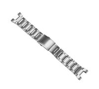 FLAGPVPAGT Strap Fit For GST-W300 GST-S130 GST-400G GST B100 Replacement Stainless Steel Bracelet Men Sport Watch Band Accessories(Silver)