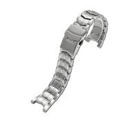 FLAGPVPAGT Strap Replacement Fit For EF-524D-7A/1A 5051 EF-312 Concave Interface Stainless Steel Men's Watch Chain(EF-524)